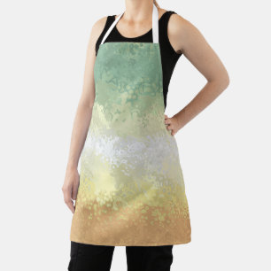 Trippy Boho Groovy Abstract Genderflor Pride Flag Apron