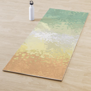 Trippy Boho Groovy Abstract Genderflor Pride Flag Yoga Mat