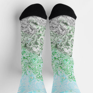 Trippy Boho Groovy Grungy Autoromantic Pride Flag Socks