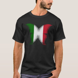 Trippy butterfly EDM raves techno Italian Italy fl T-Shirt