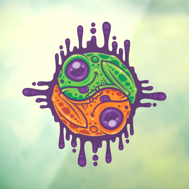 Trippy Drippy Frog Yin Yang (Sheet 3)