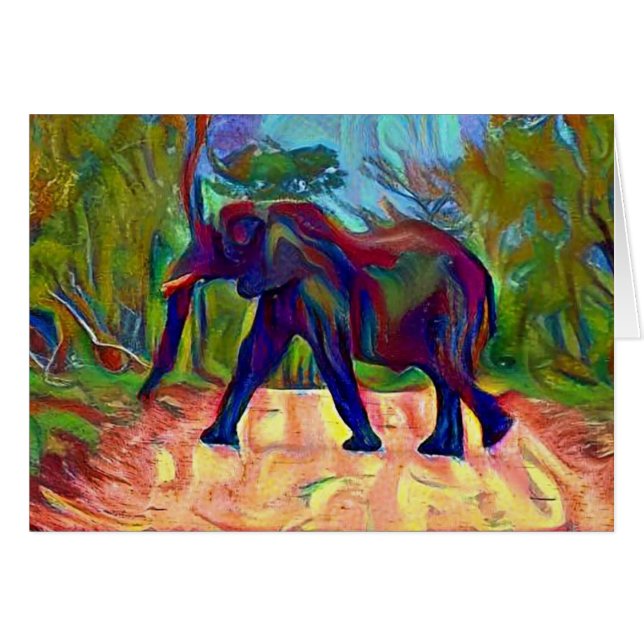 Trippy Elephant (Front Horizontal)