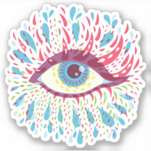 Trippy Eye Psychedelic Art
