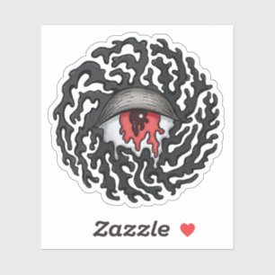 Trippy Eye with Tentacles - Trippy Surreal Art