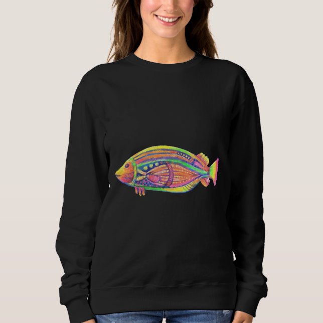Trippy Fish Sweatshirt (Front)