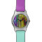 Trippy Florescent striped abstract