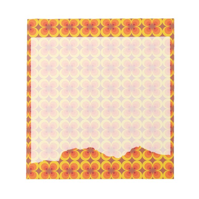 Trippy Flowers  Notepad (Front)
