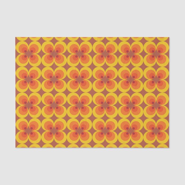 Trippy Flowers  Tissue Paper (Front)