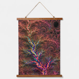 Trippy Fractal Hanging Tapestry