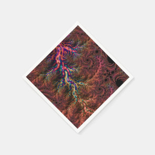 Trippy Fractal Napkin