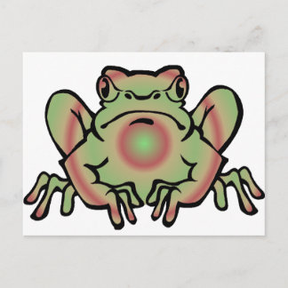 Trippy Frog Postcard