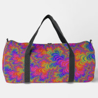 Trippy Funky Bold Vibrant Rainbow Abstract Fractal