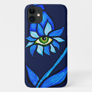 Trippy Goth Creepy Eye Flower Case-Mate iPhone Case