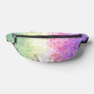 Trippy Groovy Boho Abstract Genderdoe Pride Flag Bum Bags