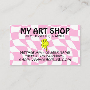 Trippy Hippie Business Card 