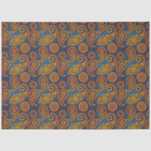 Trippy Hippy Retro Paisley Tissue Paper