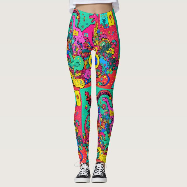 Trippy  leggings (Front)