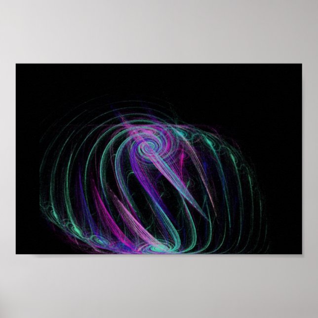Trippy love fractal poster (Front)