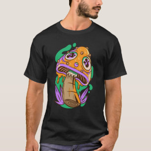 trippy mushroom fungi T-Shirt