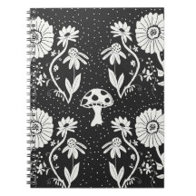 Trippy Mushroom Notebook
