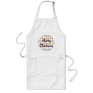 Trippy Ornaments Long Apron