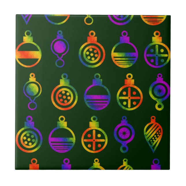 Trippy Ornaments Tile (Front)