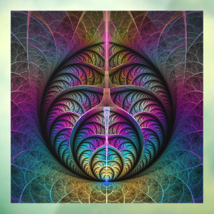 Trippy Patterned Colourful Abstract Fractal Art