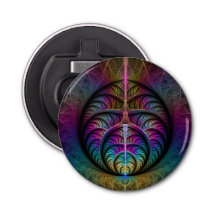 Trippy Patterned Colourful Abstract Fractal Art