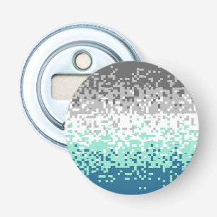 Trippy Pixelated Abstract Frayromantic Pride Flag Bottle Opener