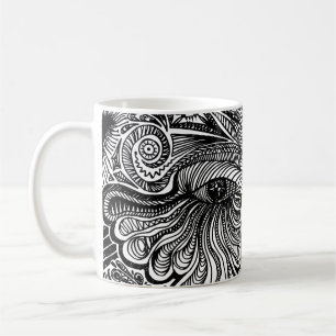 Trippy Portrait Coffee Mug