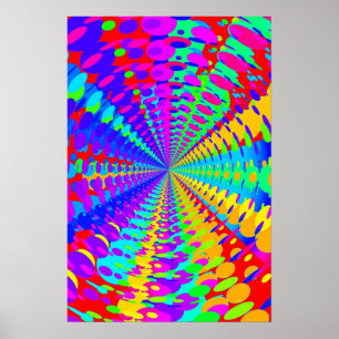 Trippy Poster: Abstract Psychedelic Poster