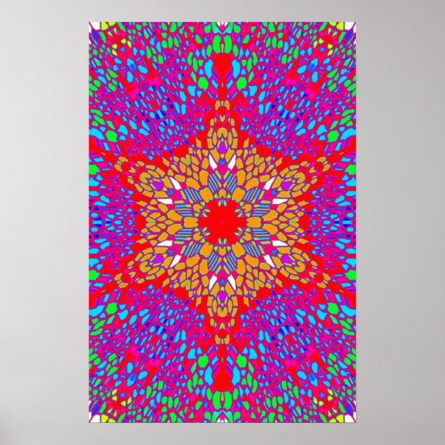 Trippy Poster: Abstract Psychedelic Poster (Front)