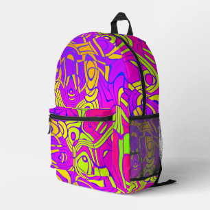 Trippy Printed Backpack