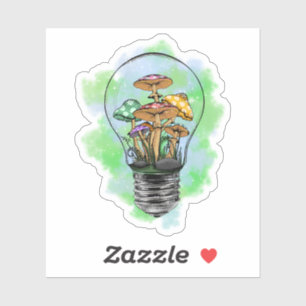 Trippy Psychedelic Earthy Mushroom Artwork 