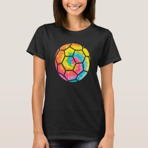 Trippy Rainbow Hippie Tie Dye Handball T-Shirt
