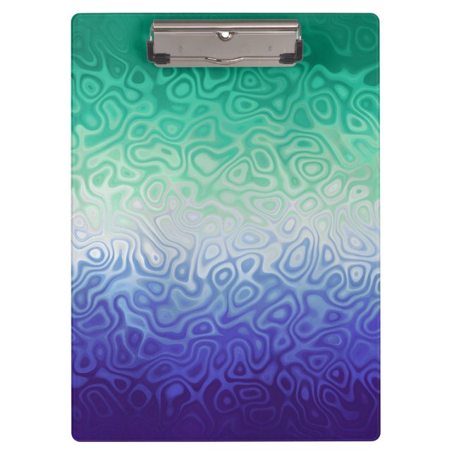 Trippy Ripply Funky Boho MLM Men Loving Men Pride Clipboard (Front)