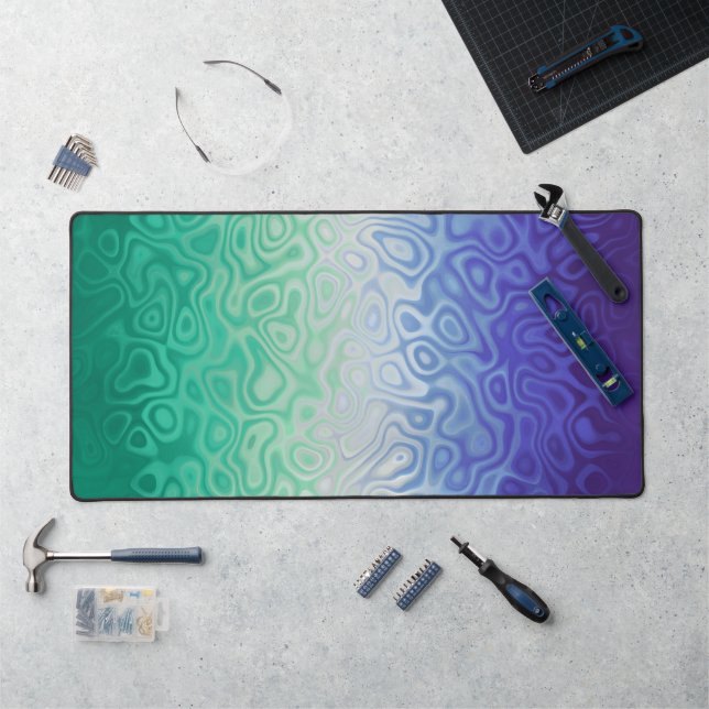 Trippy Ripply Funky Boho MLM Men Loving Men Pride Desk Mat (Workstation)