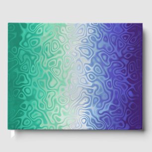 Trippy Ripply Funky Boho MLM Men Loving Men Pride Guest Book