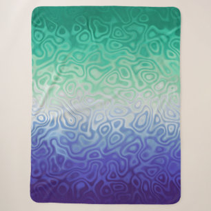 Trippy Ripply Funky Boho MLM Men Loving Men Pride Sherpa Blanket