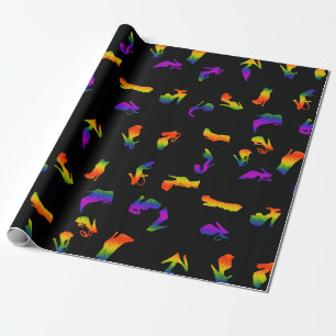 Trippy Shoes Wrapping Paper