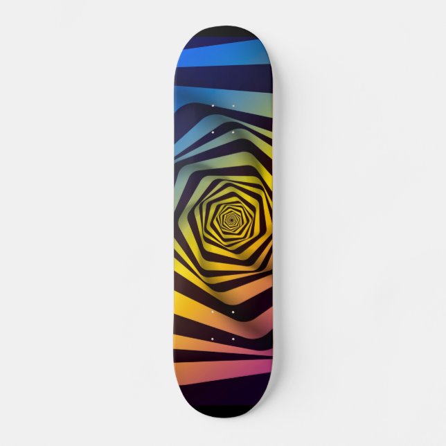 Trippy Skateboard Decks - Trippy Skateboard. (Front)