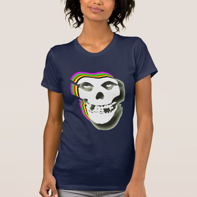 Trippy Skull. T-Shirt (Front)