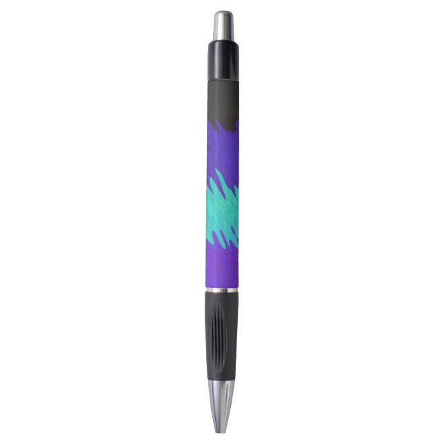 Trippy Squiggly Abstract Alexigender Pride Flag (Front Vertical)