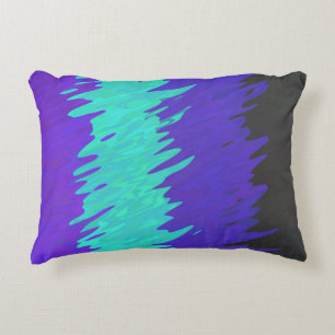 Trippy Squiggly Abstract Alexigender Pride Flag Decorative Cushion