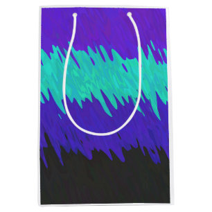 Trippy Squiggly Abstract Alexigender Pride Flag Medium Gift Bag