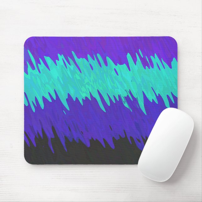 Trippy Squiggly Abstract Alexigender Pride Flag Mouse Pad (With Mouse)