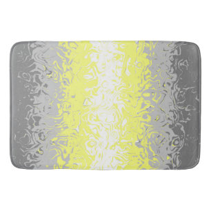 Trippy Squiggly Abstract Demigender Pride Flag Bath Mat