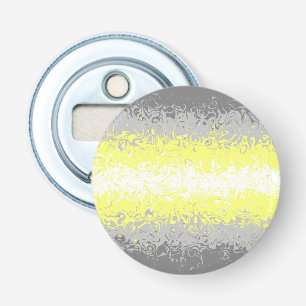 Trippy Squiggly Abstract Demigender Pride Flag Bottle Opener