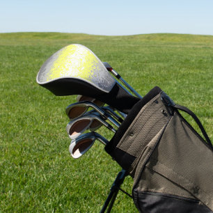 Trippy Squiggly Abstract Demigender Pride Flag Golf Head Cover