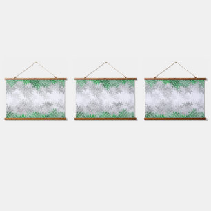 Trippy Squiggly Abstract Grayromantic Pride Flag Hanging Tapestry